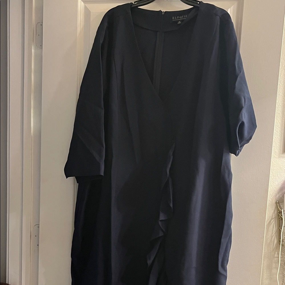 New with tag perfect gift Eloquii Navy Dress